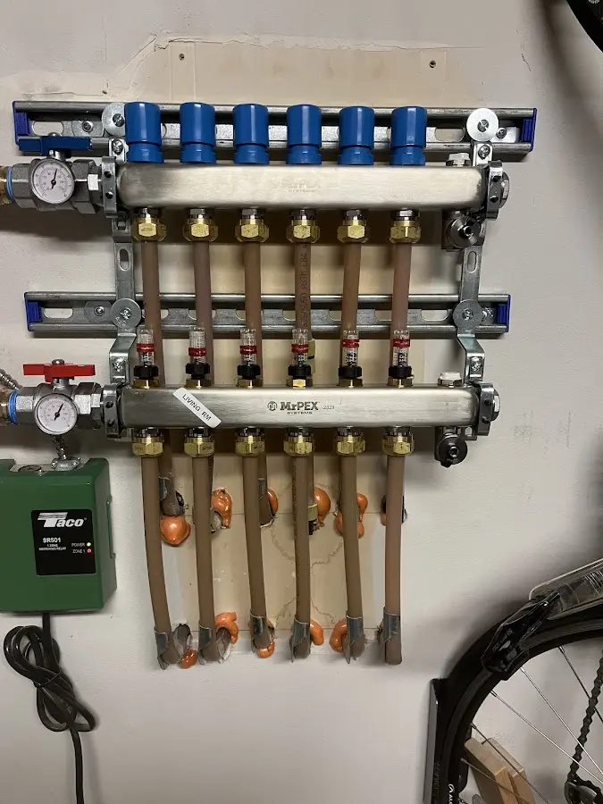 Plumber performing Gas Leak Detection at a residential property in Loxley